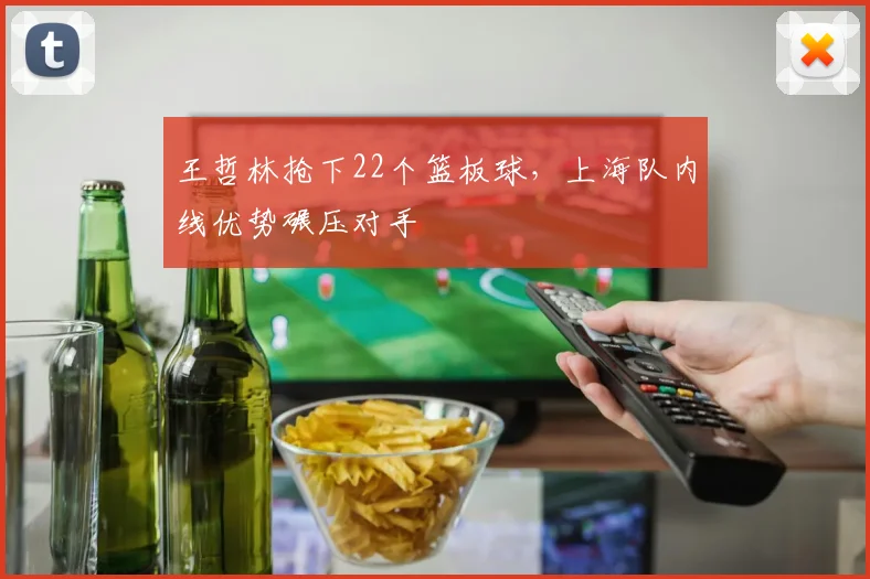 王哲林抢下22个篮板球，上海队内线优势碾压对手